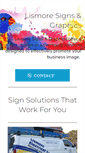 Mobile Screenshot of lismoresigns.com.au